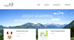Desktop Screenshot of gesundheitszentrum-wangen.de